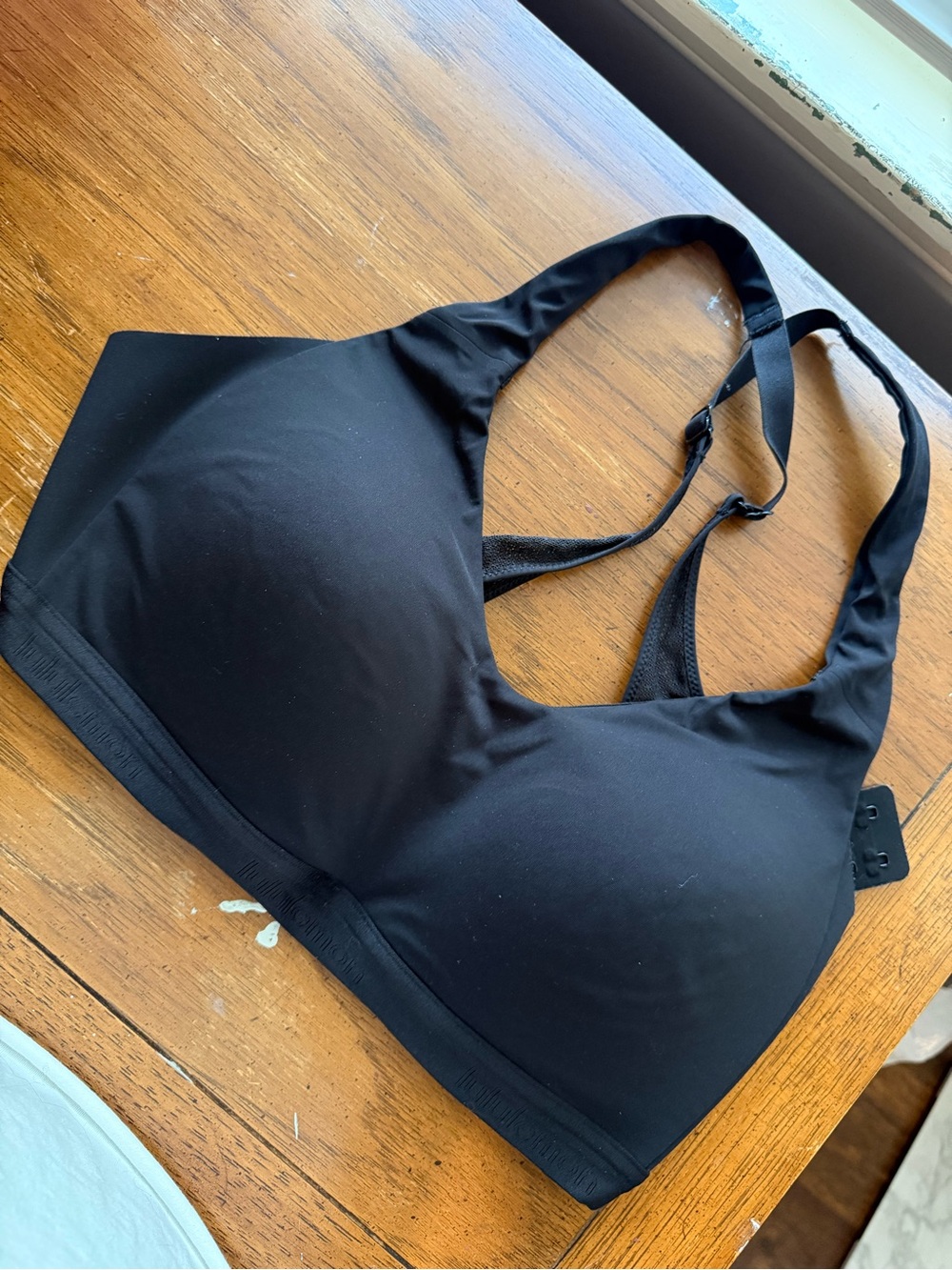 lululemon athletica Black Padded Racerback Sports Bra
